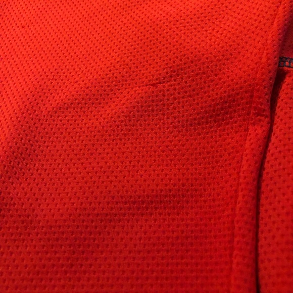 NFL Patriots Red and Gray Women's Jersey Top - Picture 6 of 6